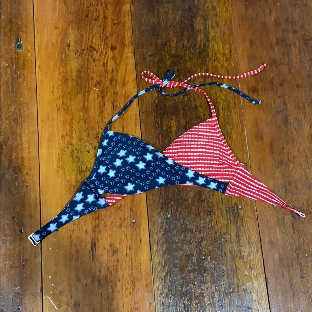 American flag bikini top